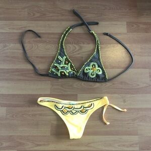 Bikini Set with Beaded Details